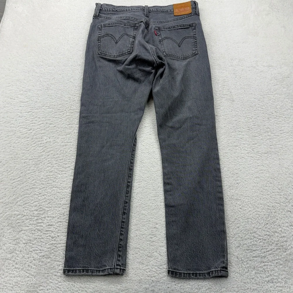 Levis Premium 501 Original Fit Gray‎ Distressed Straight Leg Jeans W29 L28 29502